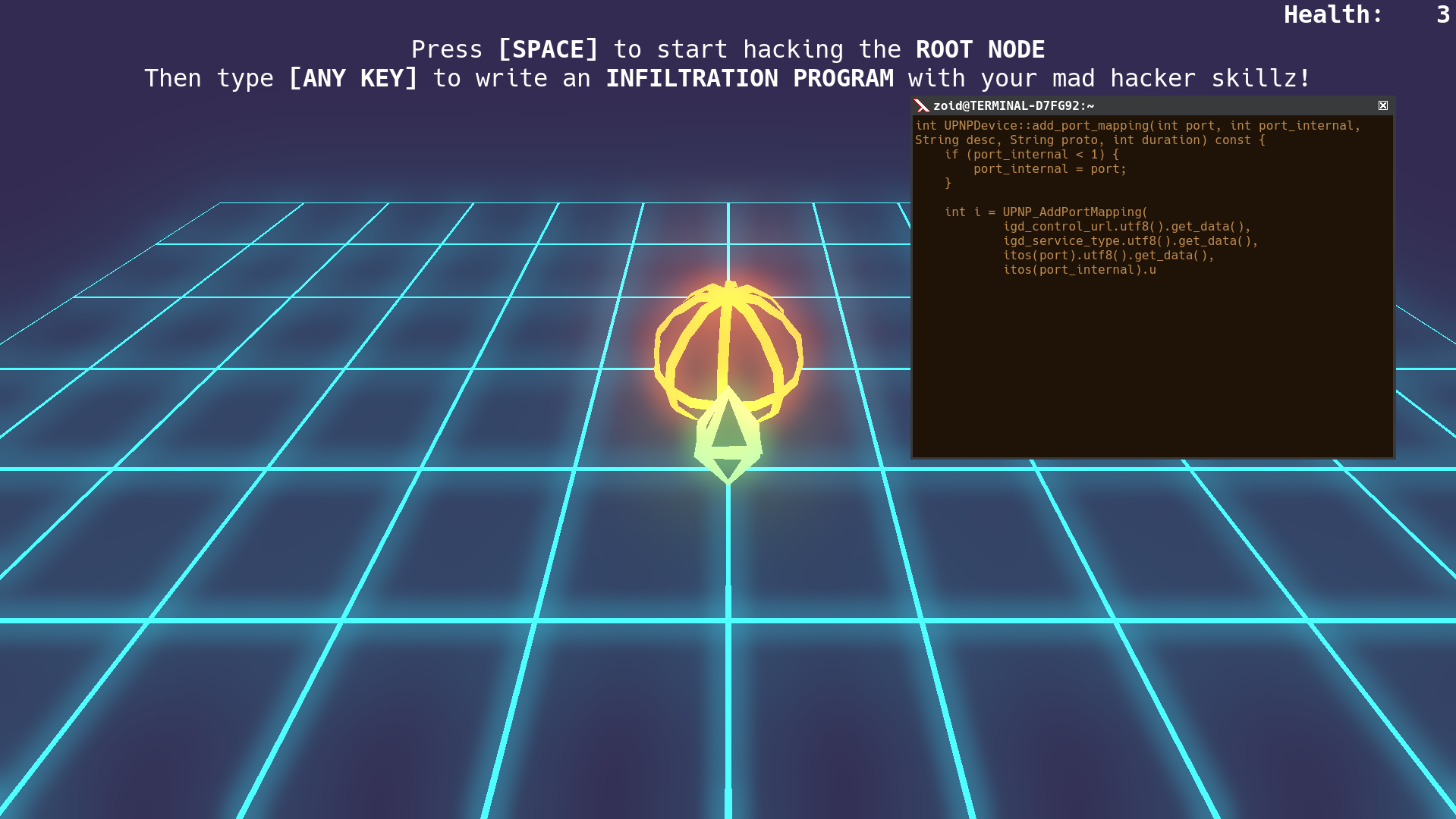 Screenshot of HACK UP