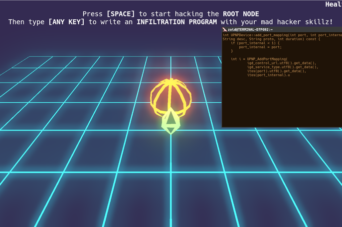 Screenshot of HACK UP