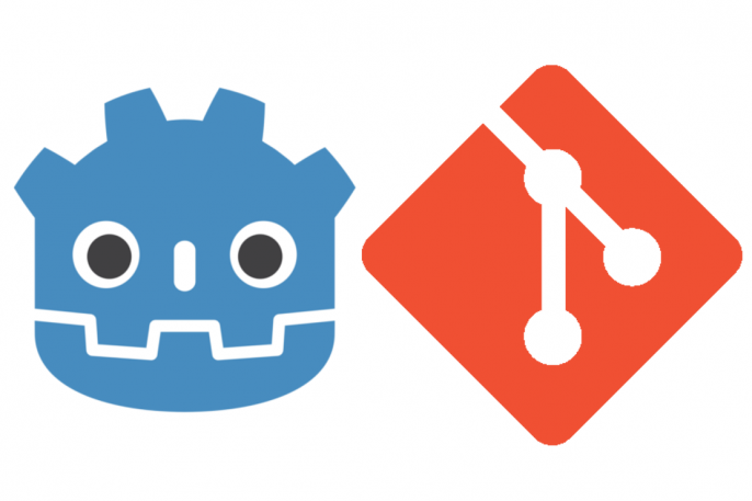 Git and Godot logos